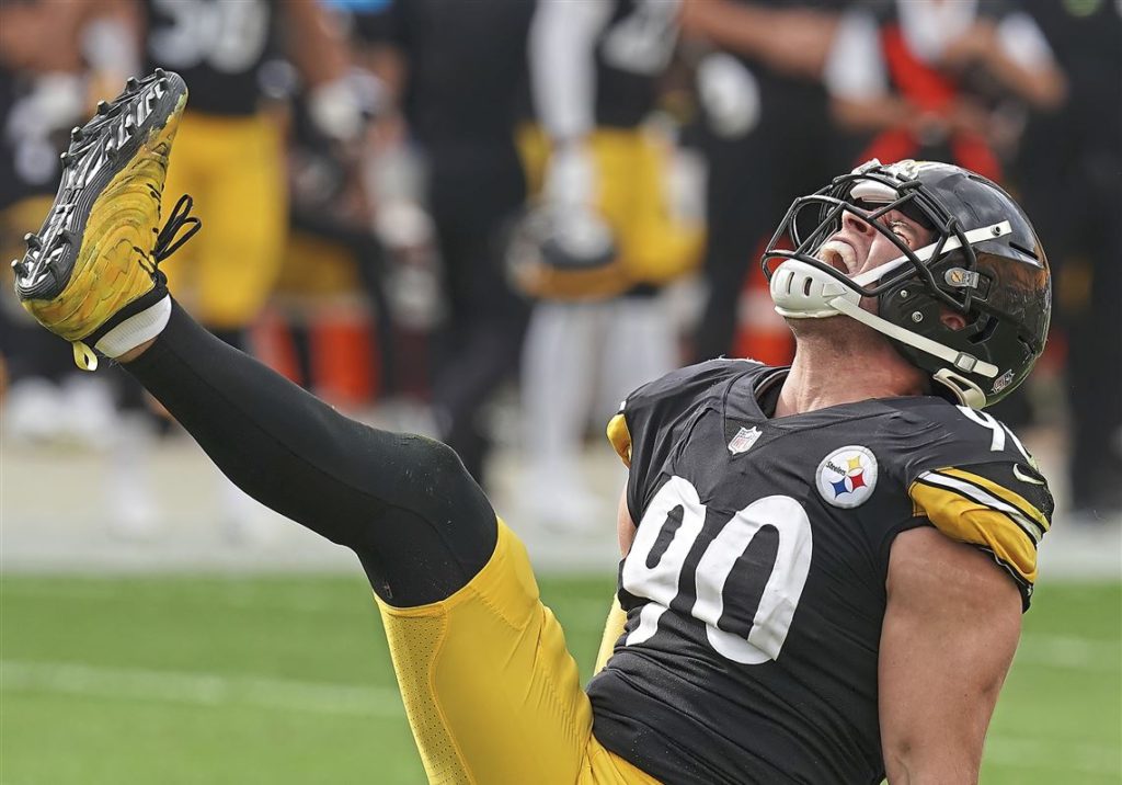 Steelers EDGE Alex Highsmith reacts to T.J. Watt's DPOM honors