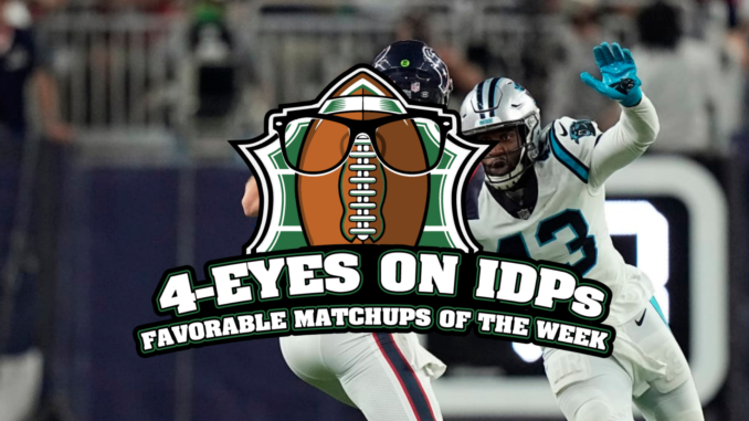 Favorable IDP Matchups for Week 8 (2021)