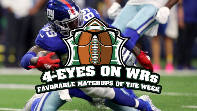 Favorable Wide Receiver Matchups for Week 9