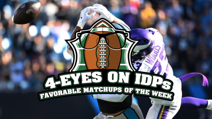 Favorable IDP Matchups for Week 12 (2021)