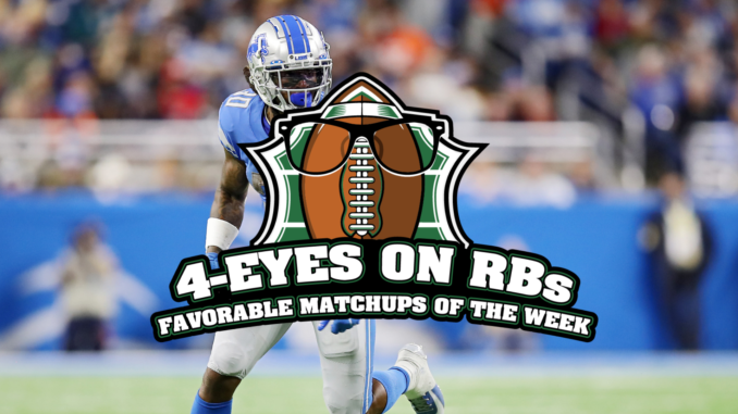 Favorable Running Back Matchups For Week 13 (2021)