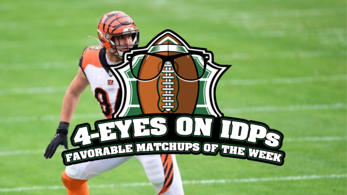 Favorable IDP Matchups for Week 16 (2021)