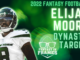 Dynasty Target Elijah Moore Fantasy In Frames