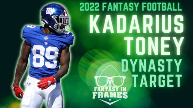 2022 Dynasty Target Kadarius Toney Fantasy In Frames