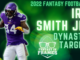 2022 Dynasty Target Irv Smith Fantasy In Frames