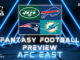 AFC East Divisional Preview Fantasy In Frames 2022