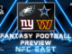 NFC EAST Divisional Preview 2022 Fantasy In Frames