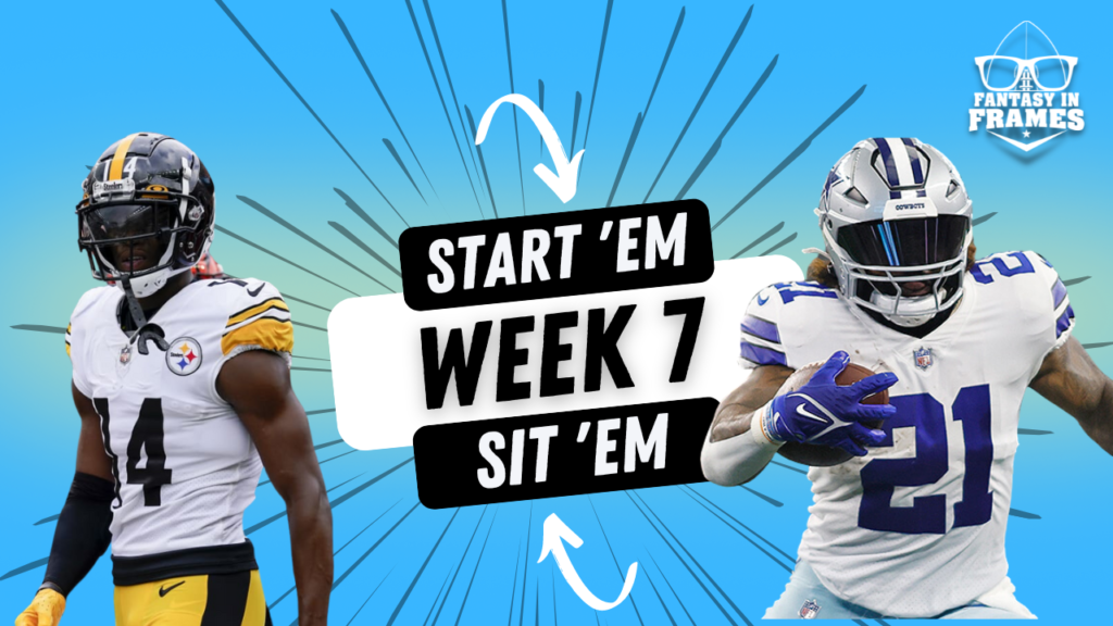 Fantasy Football Starts & Sits for Week 7 2022 Fantasy In Frames