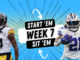 Fantasy Football Starts & Sits for Week 7 2022 Fantasy In Frames