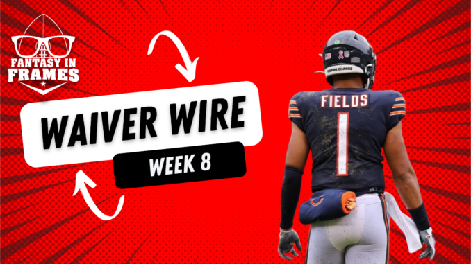 Waiver Wire Adds Week 8 2022 Fantasy In Frames Fantasy Football
