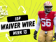 IDP Waiver Wire Adds for Week 13 (2022) Fantasy In Frames
