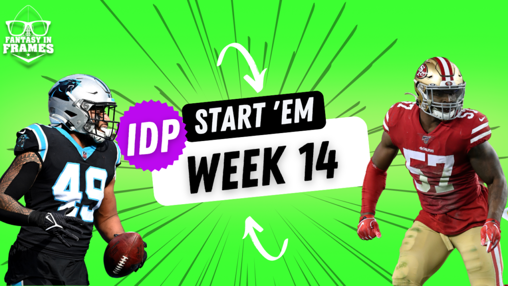 IDP Fantasy Football Start Em, Sit Em: Week 8 (2022)