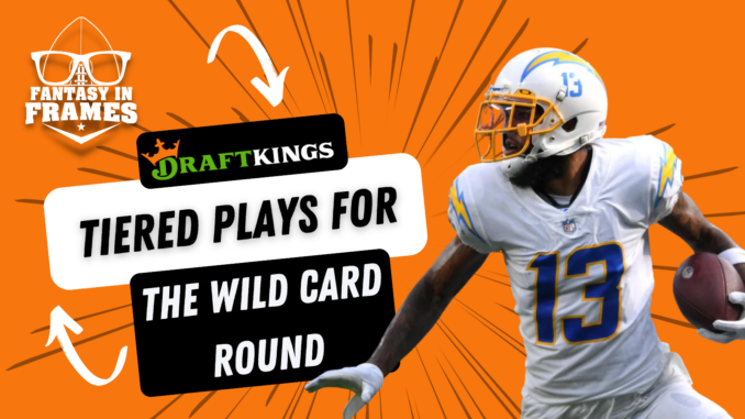 Draft Kings Plays for The Wild Card Round (2023) Fantasy In Frames