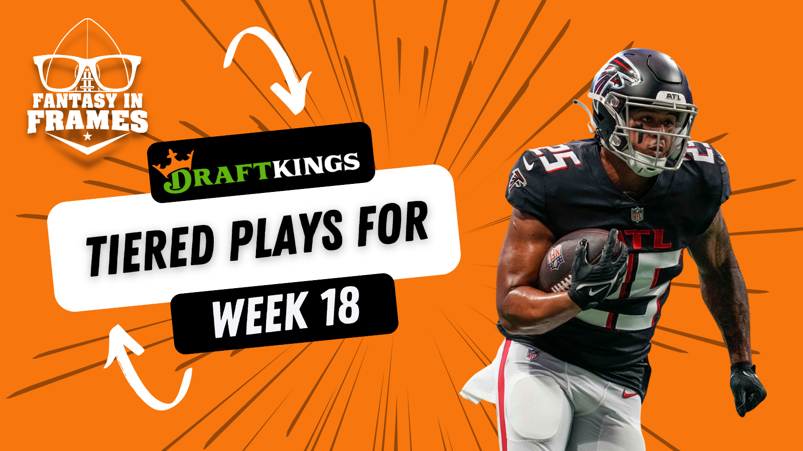 Week 18 Draft Kings DFS Fantasy Football Tiered Plays (2022) Fantasy In Frames