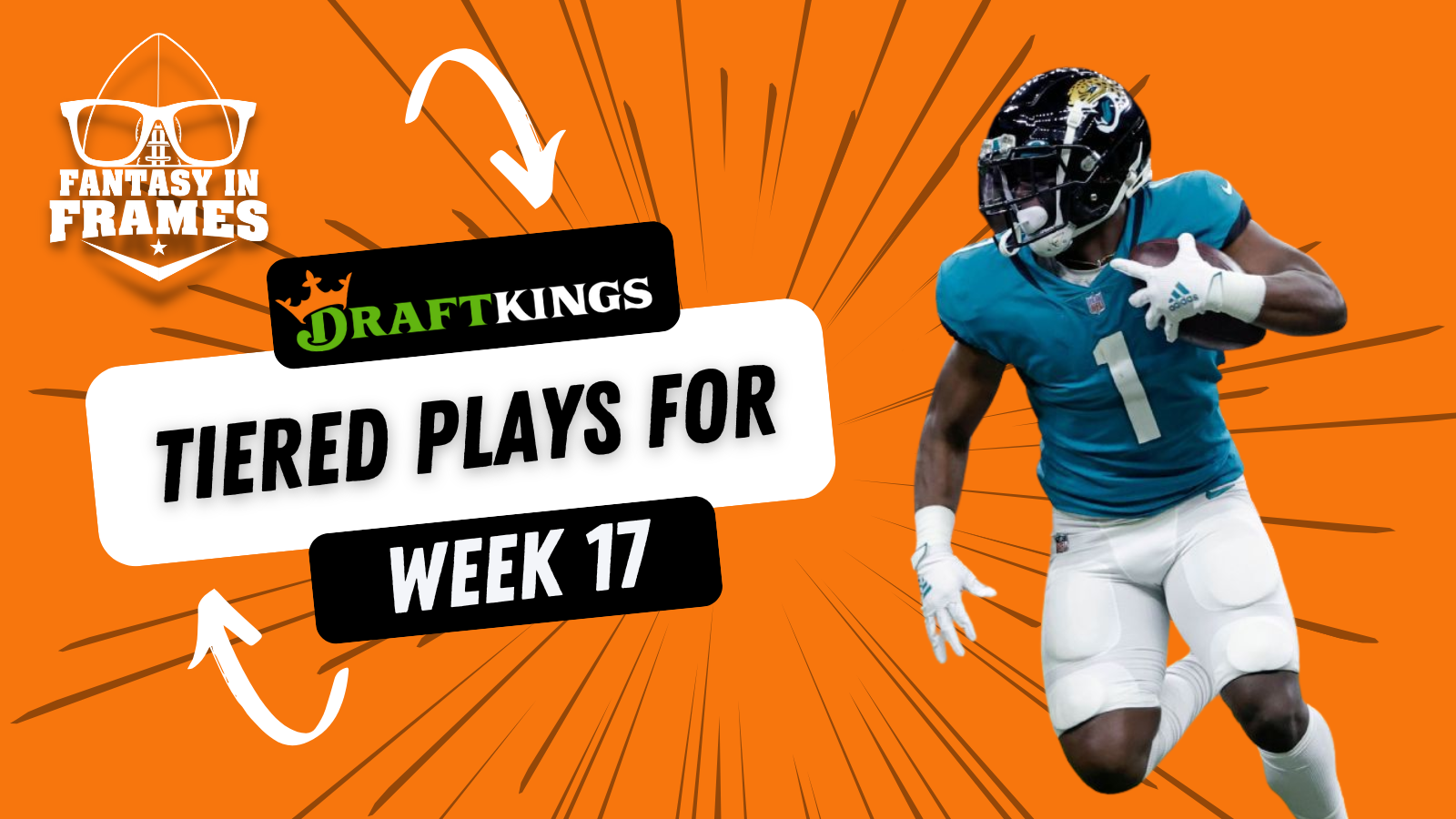 The Daily Fix: Draft Kings Fantasy Football Tiered Plays for Week 17 (2022)  by The Fantasy In Frames Podcast