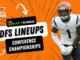DraftKings Lineups for The NFC and AFC Conference Championship Games (2023) Fantasy In Frames