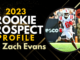 2023 Rookie Prospect Profile: Zach Evans | Fantasy In Frames