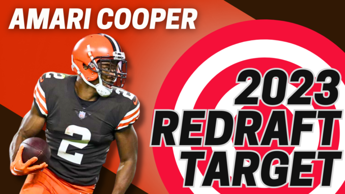 2023 Redraft Target Amari Cooper | Fantasy In Frames