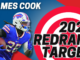 2023 Redraft Target James Cook | Fantasy In Frames