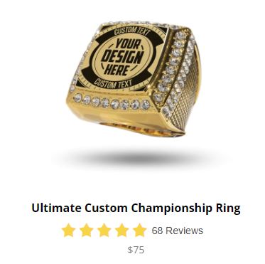 Ultimate Custom Championship Ring - TrophySmack