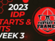 2023 IDP Starts and Sits Week 3 | Fantasy In Frames