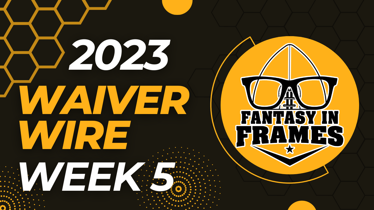 Waiver Wire Rankings - Fantasy Football Week 5 (2023)