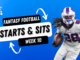 2023 Starts and Sits Week 10 | Fantasy In Frames