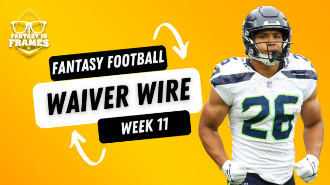 Fantasy Football Waiver Wire for Week 11 (2023) | Fantasy In Frames