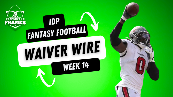 IDP Fantasy Football Waiver Wire for Week 14 (2023) | Fantasy In Frames