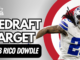 2024 Redraft Target Rico Dowdle | Fantasy In Frames