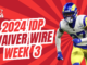 IDP Waiver Wire Week 3 (2024) | Fantasy In Frames