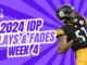 IDP Plays And Fades Week 4 (2024) | Fantasy In Frames