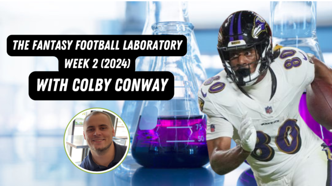 The Fantasy Football Laboratory Week 2 (2024) | Fantasy In Frames