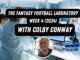 The Fantasy Football Laboratory Week 4 (2024) | Fantasy In Frames