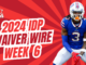 IDP Waiver Wire Week 6 (2024) | Fantasy In Frames