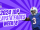 IDP Plays And Fades Week 8 (2024) | Fantasy In Frames