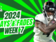 Plays And Fades Week 7 (2024) | Fantasy In Frames