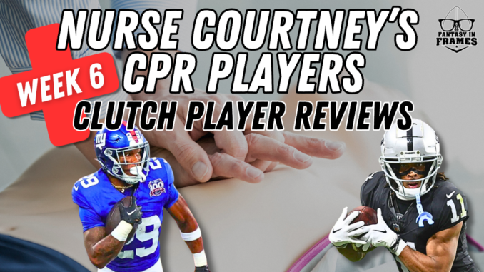 Fantasy Football CPR with Nurse Courtney: Week 6 (2024)