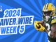 Waiver Wire Week 5 (2024) | Fantasy In Frames