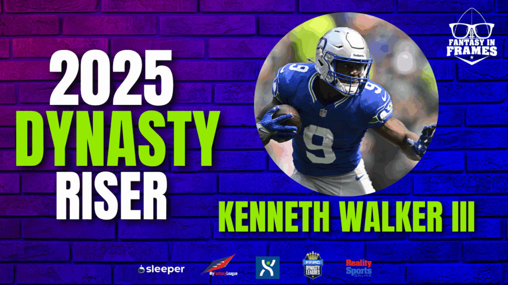 2025 Dynasty Riser Kenneth Walker III | Fantasy In Frames